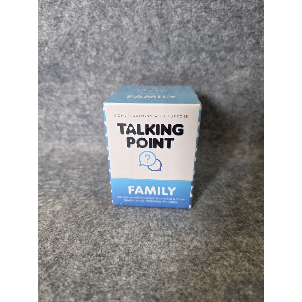 Talking Point Family Conversation Starter Card Game 200 Cards Ages 5+